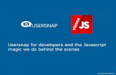 Usersnap and the javascript magic behind the scenes - ViennaJS