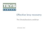 Effective Levy Recovery