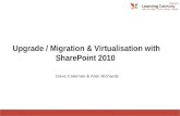 Lg conf   upgrade migrate and virtualisation with share-point 2010