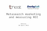 Hotel metasearch marketing and measuring ROI