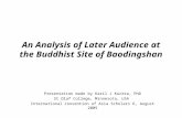 An Analysis of Later Audience at the Buddhist Site of Baodingshan