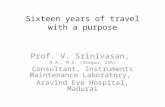 Sixteen years of travel with a purpose