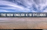 The NSW English K-10 Syllabus
