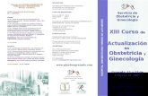 Servicio de Obstetricia y Ginecología XIII Curso de Actualización en Obstetricia y Ginecología XIII Curso de Actualización en Obstetricia y Ginecología.