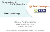 Storytelling & Social Media: Podcasting