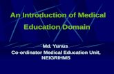 Introduction of Medical Education Domain