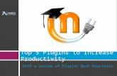 Moodle 2 Plugins for Productivity