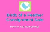 Birds of a Feather Consignment Sale: A "how to" on item prep!