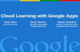 Cloud Learning with Google Apps