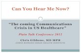 Chris Gibbons - The coming communication crisis in U.S. healthcare