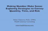 Helen Osborne - Making numbers make sense