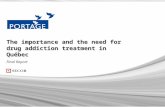 The importance and the need for drug addiction treatment in Québec