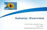 Sahana Overview