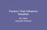 6.2 factors that influence weather