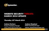 Symantec Website Security Threats: March 2014 update.