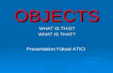 Objects- what is that?