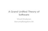 A Grand Unified Theory of Software