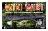 Wiki Wiki! How Wiki Collaboration Leads to Happiness