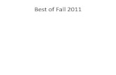 Best of Fall 2011