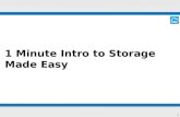A 1 minute intro to Storage Made Easy and Cloud Storage Virtualisation