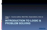 Class 1   introduction to logic & problem solving