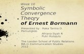 Symbolic convergence theory of ernest bormann
