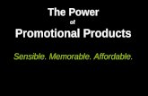 The Power of Promotional Products!