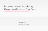 International Auditing Organizations – Big Four
