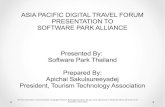 Asia Pacific Digital Travel Forum Presentation to Software Park Alliance