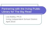 Big Read In Irving Isd