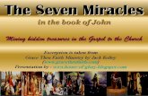 The Seven Miracles in the book of John