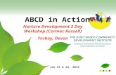 Abcd in action, 2 day workshop in devon