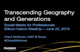 Transcending Geography and Generations with Social Media