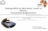 Taking Mobile Financial Services to the Next Level in Africa: Tanzanian Experience