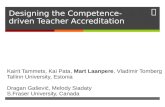 Designing the Competence-driven Teacher Accreditation