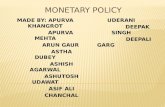 Monetory policy