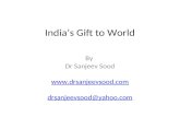 India’s Gift To  World