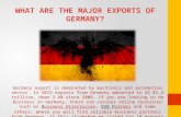 What Are The Major Exports of Germany?