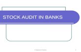 Stock audit in banks