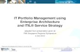 IT Portfolio Management Using Enterprise Architecture and ITIL® Service Strategy