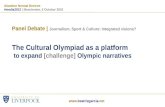 The Cultural Olympiad as a platform to expand Olympic narratives