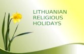 Lithuania.religious holidays calendar
