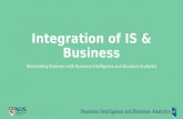 Integration of Information system & Business(Business Analytics annd Business Intelligence)