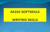 As101 softskills   writing skills