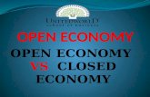 Comparison between open economy and close economy