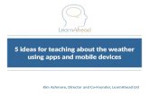 5 ideas for teaching about the weather using apps and mobile devices