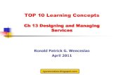 Ch13 Designing and Managing Services Wenceslao