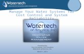 Manage your water systems for cost control & reliability