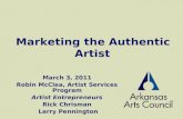 Marketing the authentic artist final
