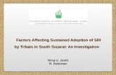 12108- Factors Affecting Sustained Adoption of SRI by Tribals in South Gujarat